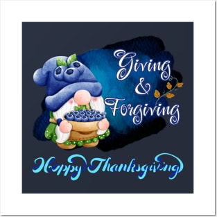 Gnomes of Gratitude: Happy Thanksgiving Posters and Art